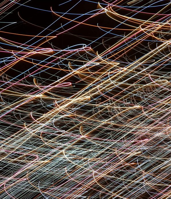 Abstract dynamic lines representing energy and movement