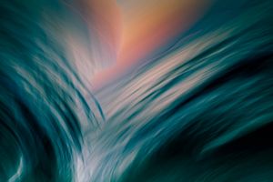 Calm waves abstract representation