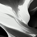 Smooth flow abstract shape